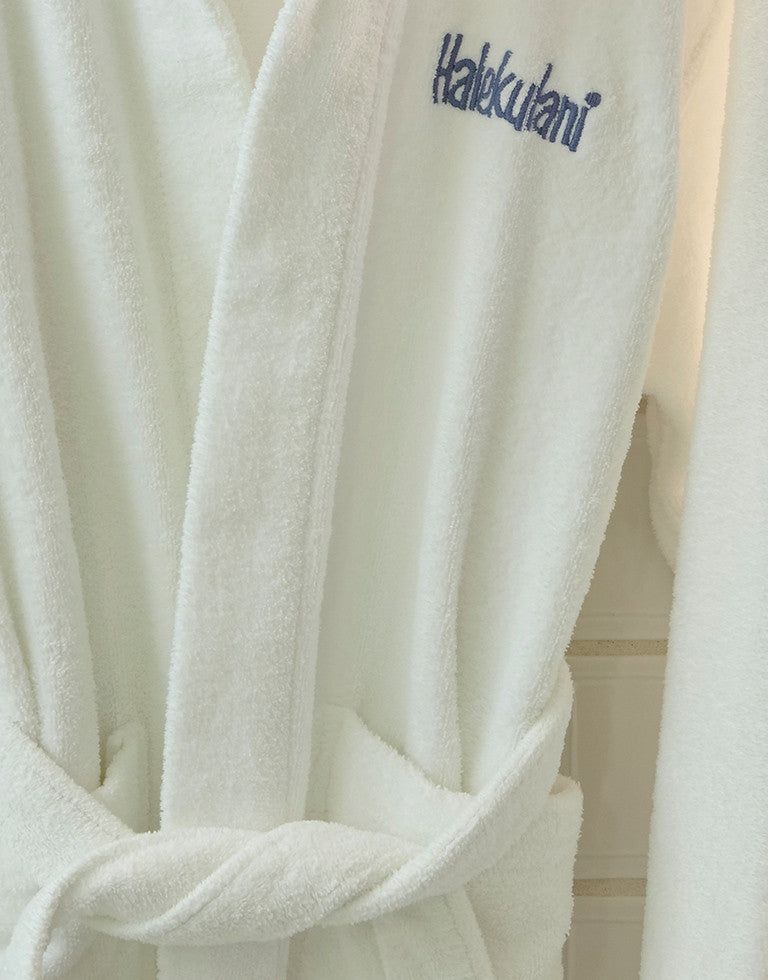 Halekulani Plush Logo Robe