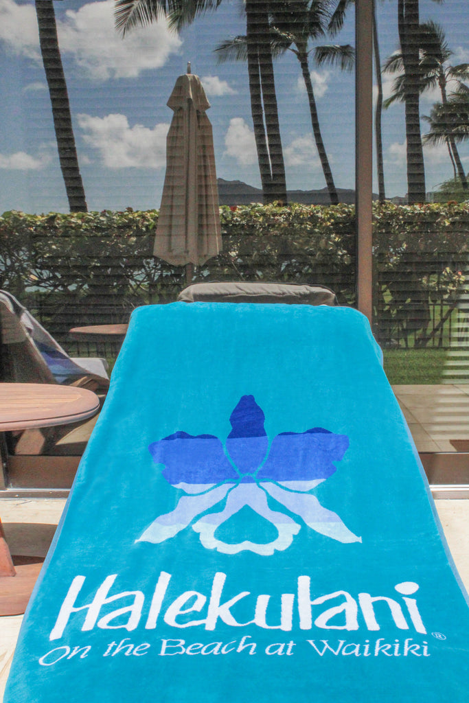 Halekulani Beach Towel teal
